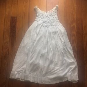 3.1 Phillip Lim white iridescent babydoll dress